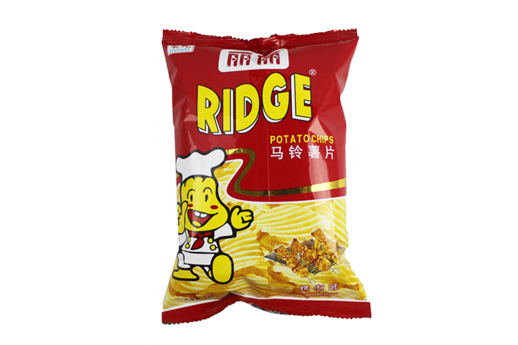 LILI POTATO CHIPS RIDGE (BBQ) 30G